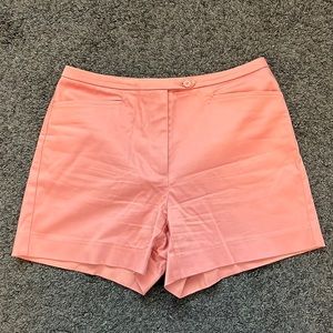 Ann Taylor coral pink cotton shorts